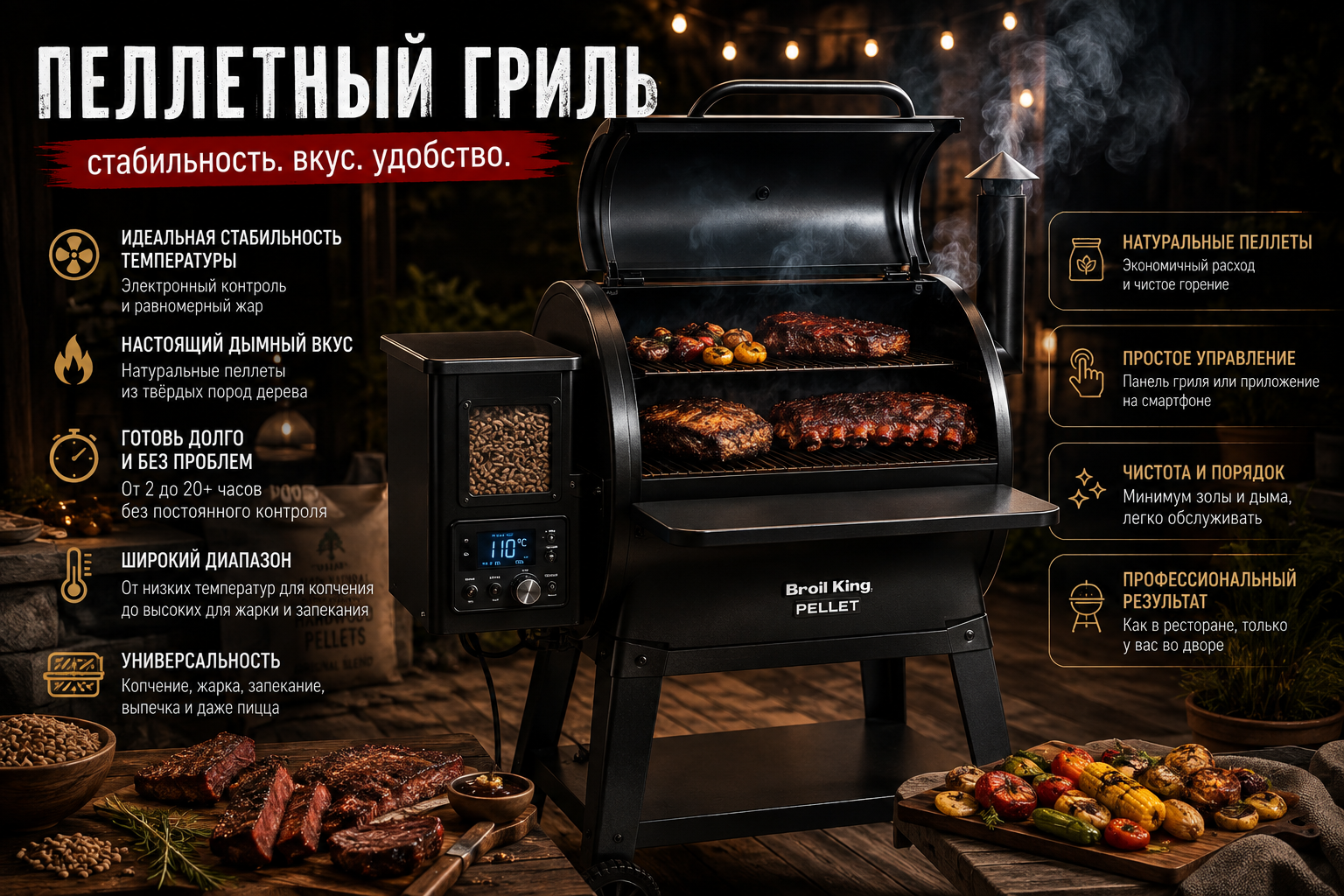 Как выбрать пеллетный гриль: на что смотреть, а что не имеет значения