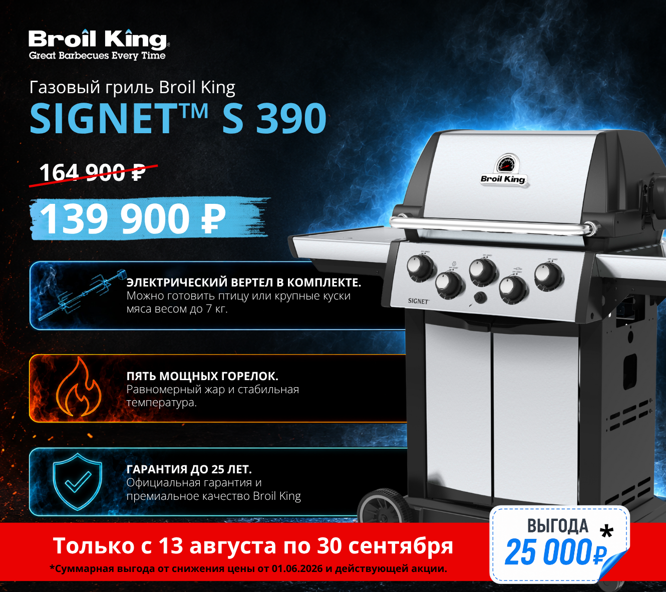 Акция на Broil King SIGNET S 390!