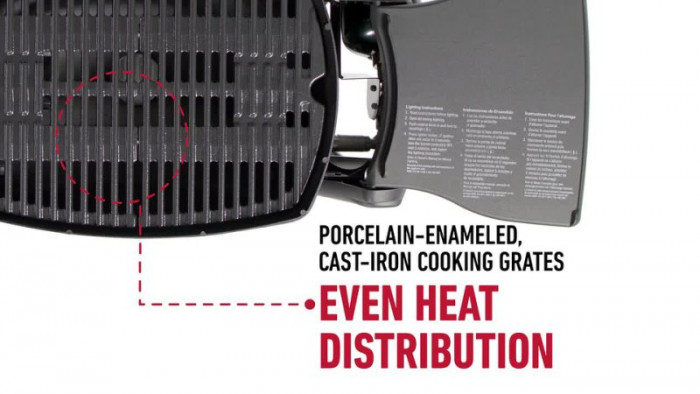 Газовый гриль Weber Q 1250, черный-video