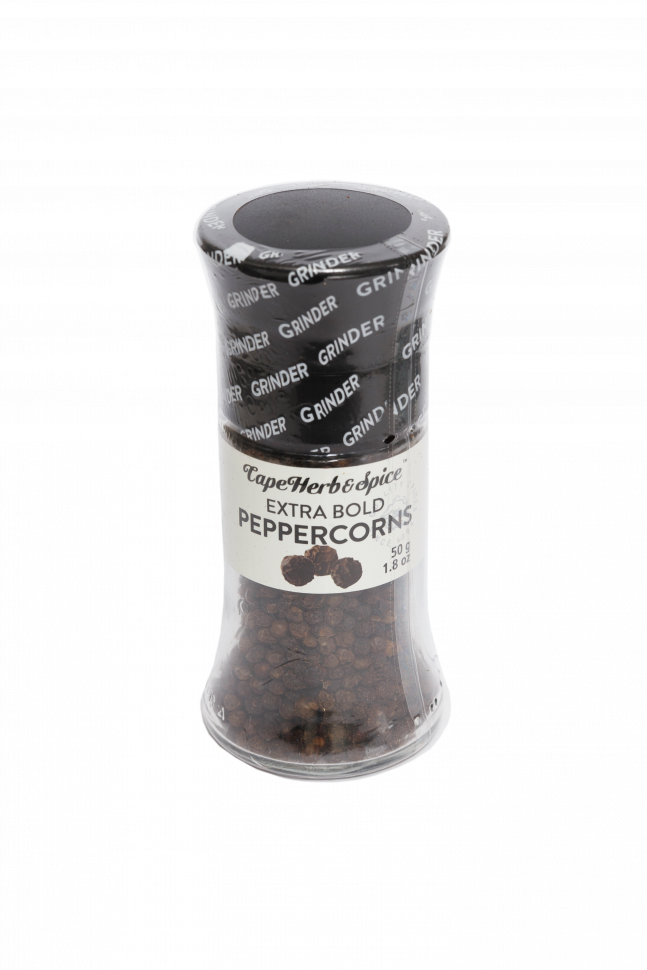 Перец чёрный горошек 50г в мельнице CapeHerb
