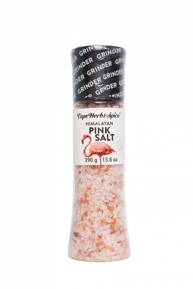 Соль розовая Гималайская в мельнице 390г CapeHerb