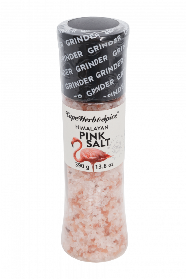 Соль розовая Гималайская в мельнице 390г CapeHerb