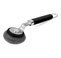 Круглая щетка для гриля 30 см со сменной металлической губкой, WEBER, 6282 