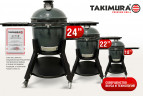 Керамический гриль Takimura 22 дюйма (графит)