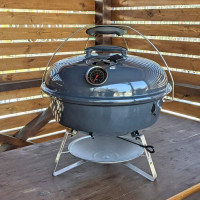 Угольный гриль Slow ‘N Sear Traveler Kettle, 47 см, дымчатый