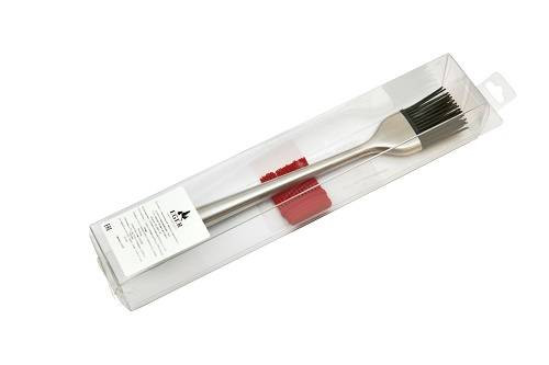 Кисточка с силиконовыми чёрными щетинками