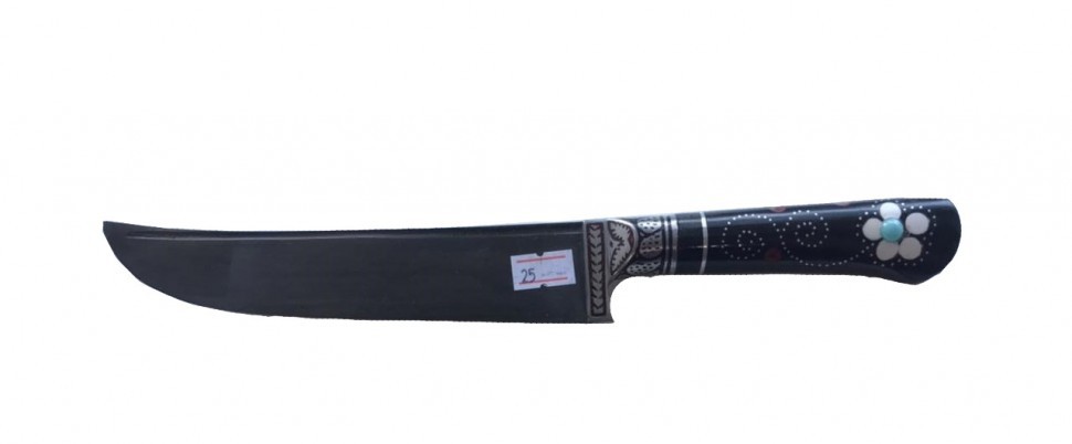 Пчак средний гарда олово, ручка Ерма эбонит, ШХ-15, 17-18см