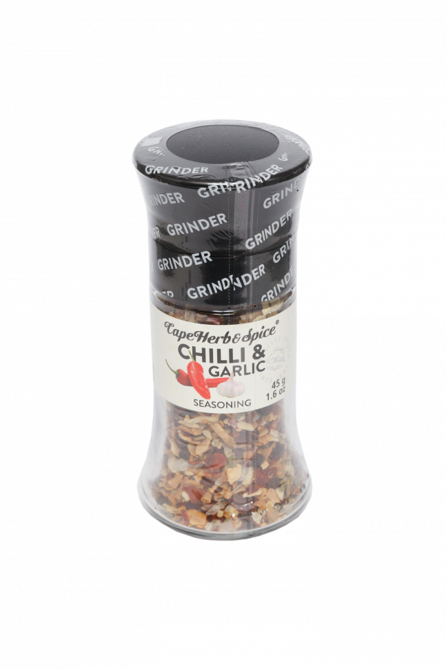 Купить Купить Приправа чили и чеснок CapeHerb, мини мельница