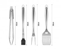 Набор инструментов BBQ, 4 предмета