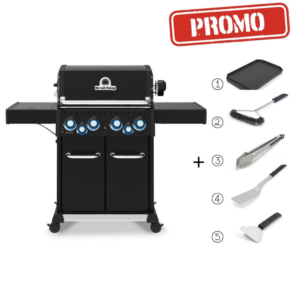 Купить Купить Гриль газовый Broil King Baron 490 IR SHADOW