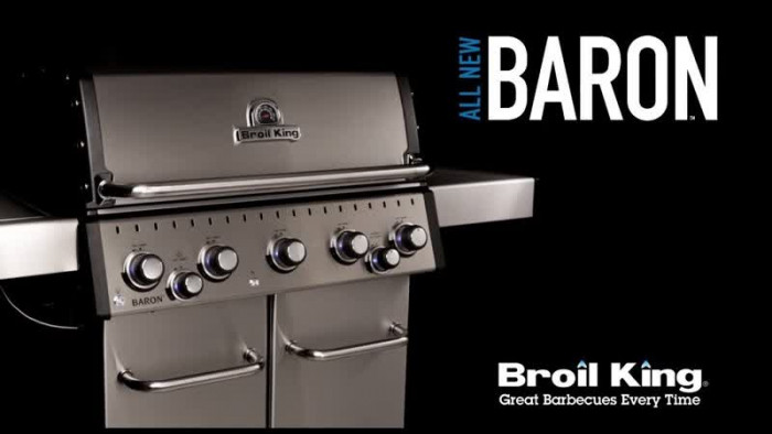 Гриль газовый Broil King Baron 490 IR SHADOW-video