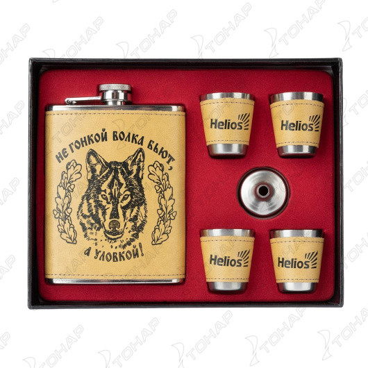 Набор Волк (с фляжкой) 