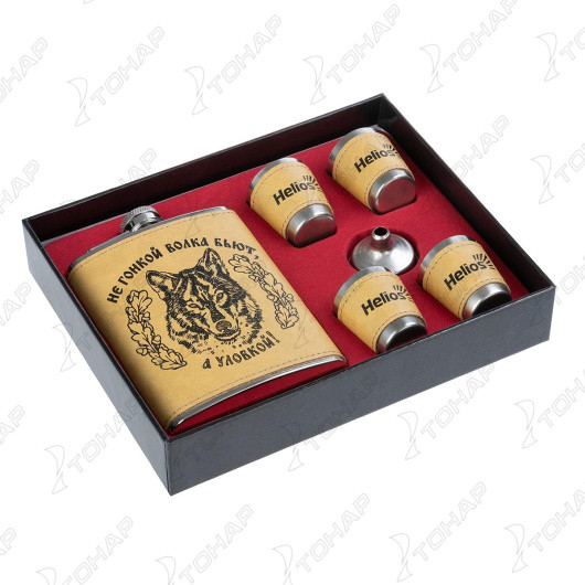 Набор Волк (с фляжкой) 