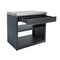 Модуль уличной кухни SMART-900 Стол с ящиком Helios