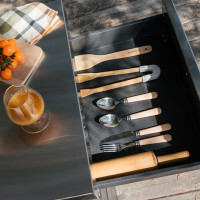 Модуль уличной кухни SMART-600 Стол с тремя ящиками  Helios