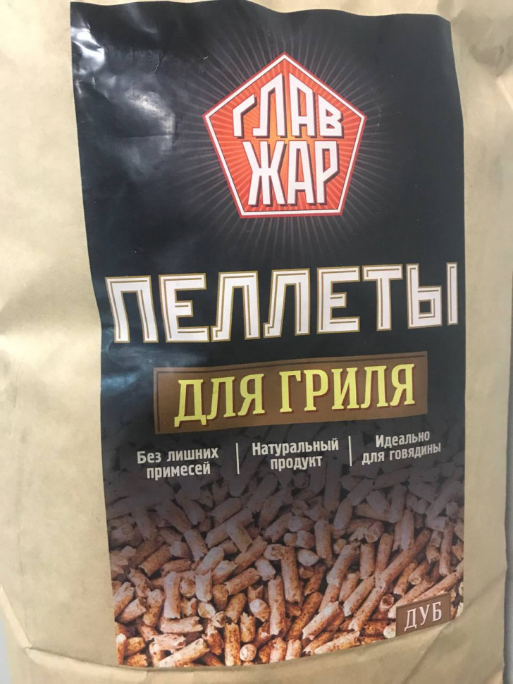 Пеллеты "ГлавЖар" - Кавказский дуб, 8 кг