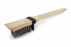 Щетка деревянная с брызговиком стальная Broil King