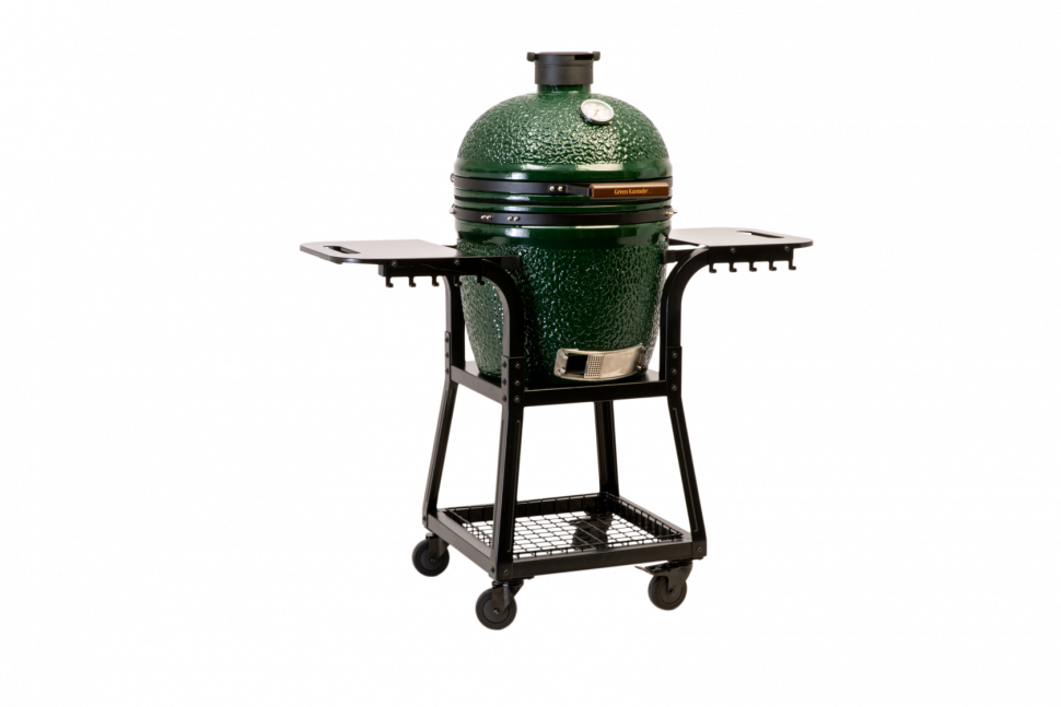 Тележка мобильная с боковыми столиками металлическая для L