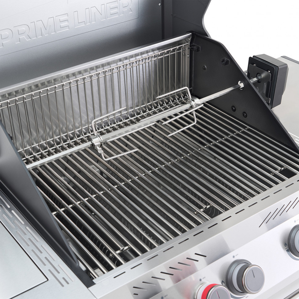 Газовый гриль PRIMELINER S class 3B в комплектации DELUXE