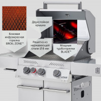 Газовый гриль PRIMELINER S class 3B, Basic