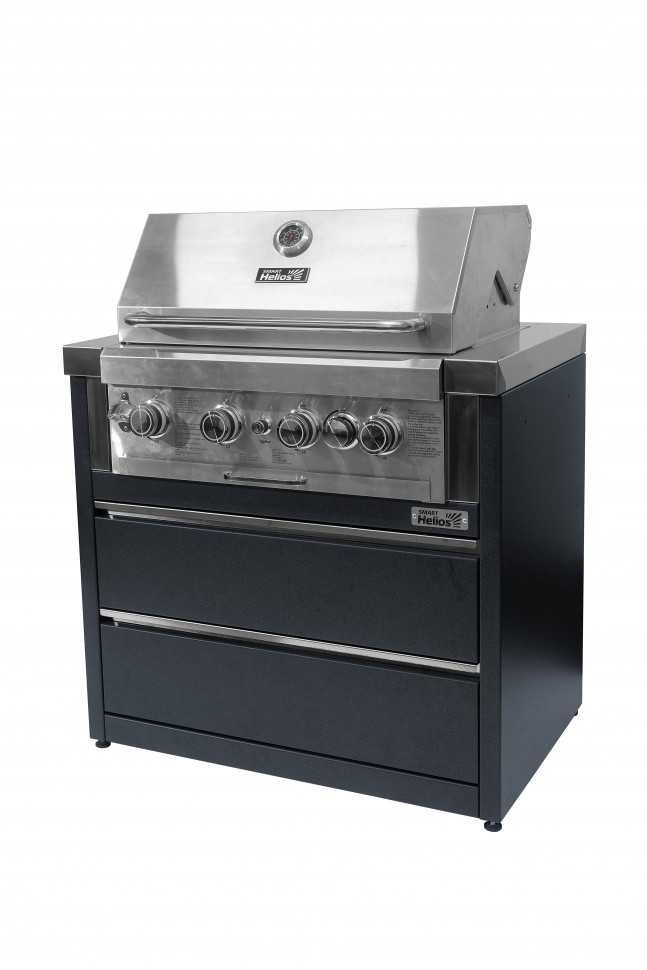 Купить Купить Модуль уличной кухни SMART-900 Шкаф c газовым грилем (HS-KU03-SHG900) Helios