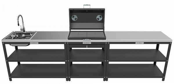 Купить Купить Grillve Стол-гриль с решёткой из чугунаr