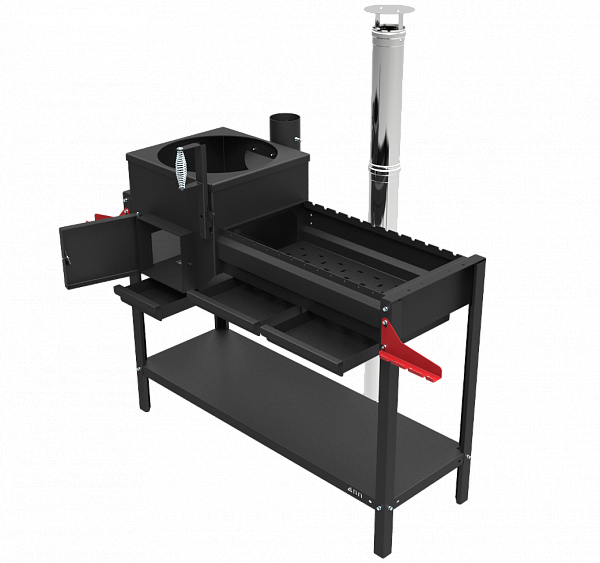 Grillver Печь-мангал Искандер-400 "Стандарт Эйр" NEW купить в Новосибирске, МангалБазар