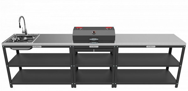 Купить Купить Grillver Стол-гриль с решёткой из нержавеющей стали