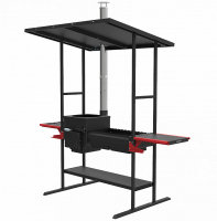 Grillver Печь-мангал Искандер-400 "Инклайн Эйр" NEW