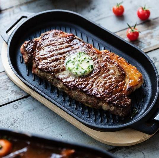 Чугунная ребристая сковорода со съемной ручкой Ooni