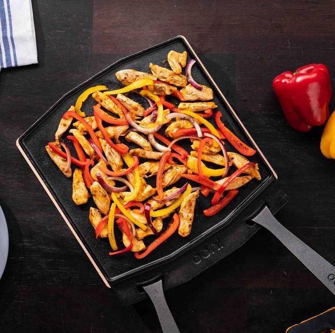 Двусторонний чугунный противень-планча Ooni