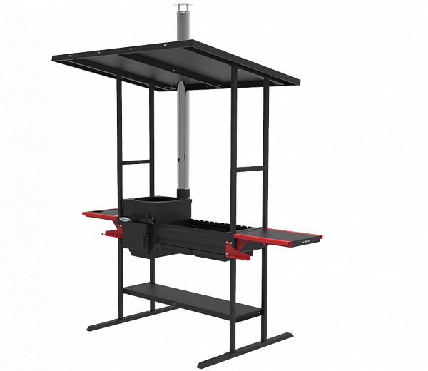 Grillver Печь-мангал Искандер-360 "Инклайн Эйр" NEW купить в Новосибирске, МангалБазар