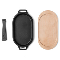 Чугунная плоская сковорода со съемной ручкой Ooni