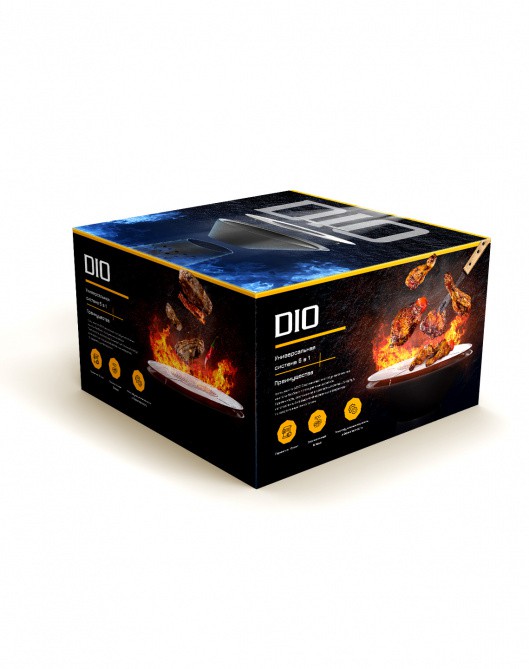 Гриль-очаг DIO LIGHT CAST (Чугунная поверхность) купить в Новосибирске