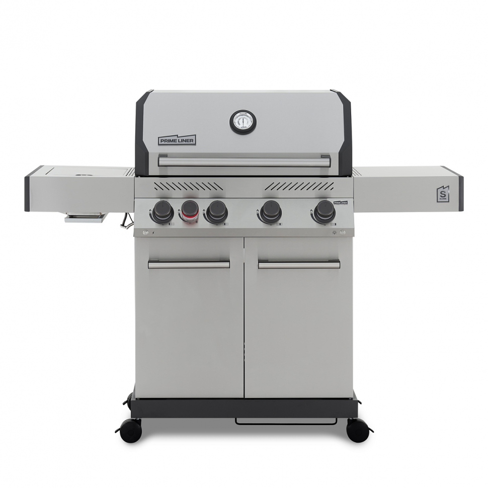Газовый гриль PRIMELINER S class 4B комплектация DELUXE