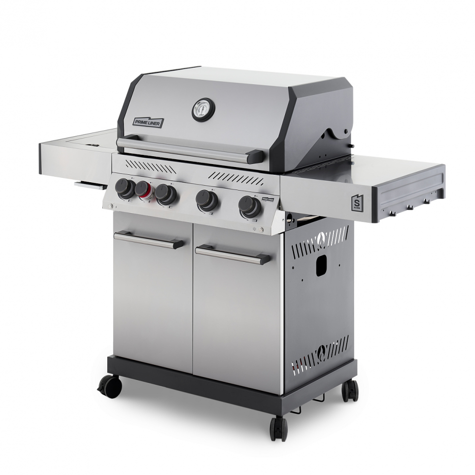 Газовый гриль PRIMELINER S class 4B комплектация DELUXE