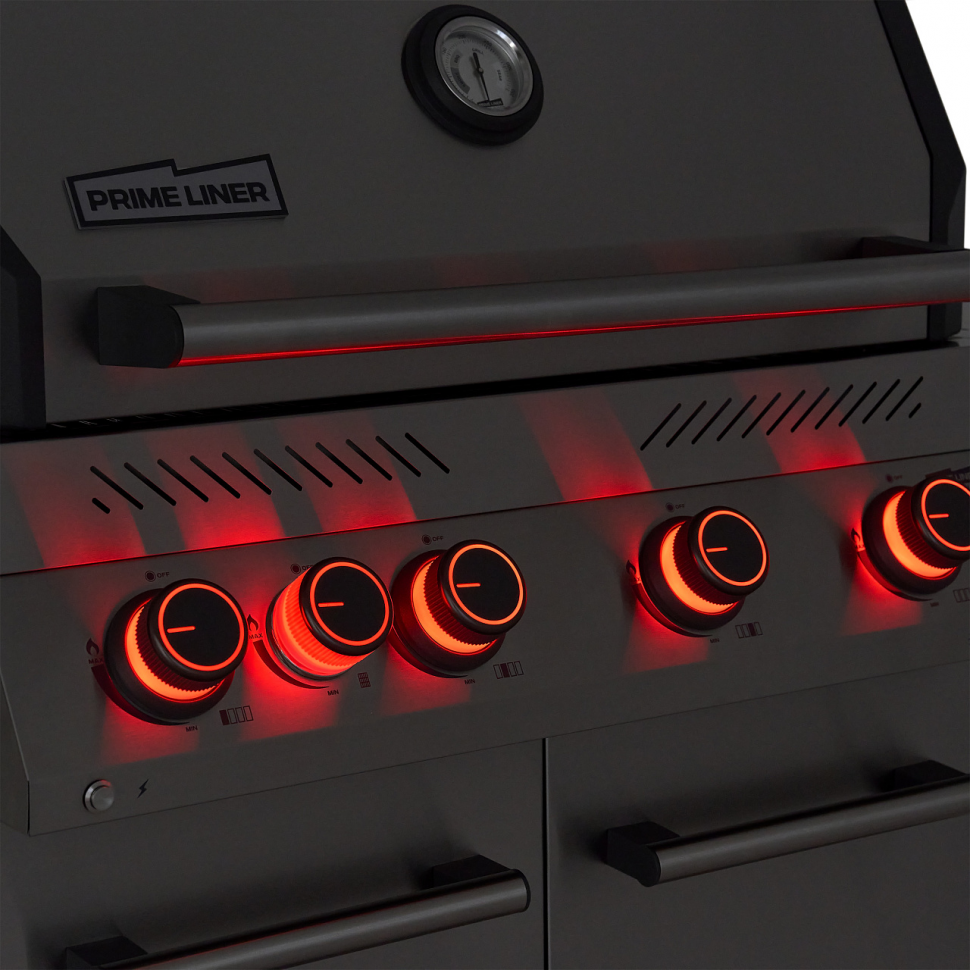 Газовый гриль PRIMELINER S class 4B комплектация DELUXE