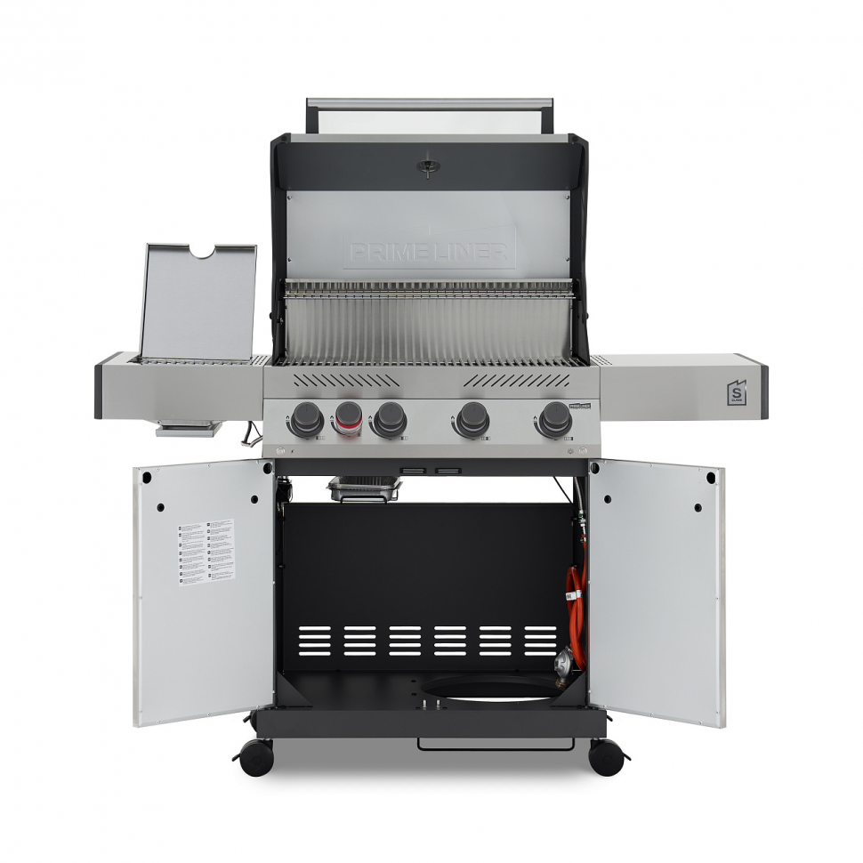 Газовый гриль PRIMELINER S class 4B комплектация DELUXE