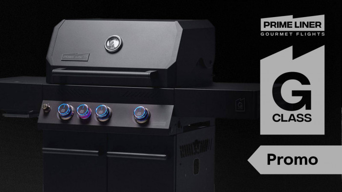 Газовый гриль PRIMELINER S class 4B комплектация DELUXE-video