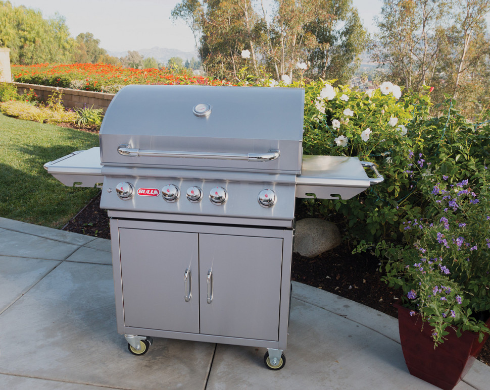 Газовый гриль BULL Angus + Основание