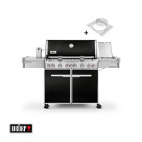 Гриль газовый WEBER Summit E-670 GBS, черный, 7371075