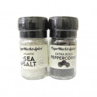 Набор мини-мельниц соль и перец 110г CapeHerb