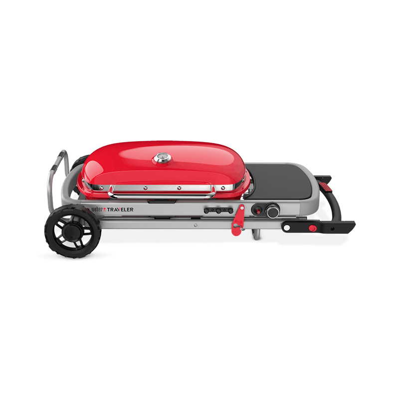 Газовый гриль Weber Traveler, красный
