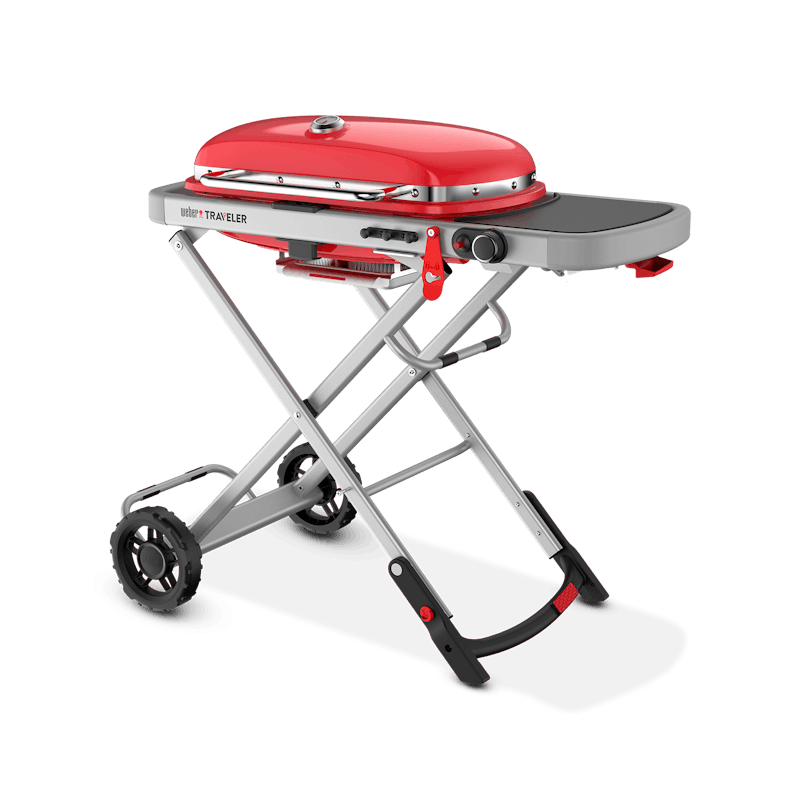 Газовый гриль Weber Traveler, красный