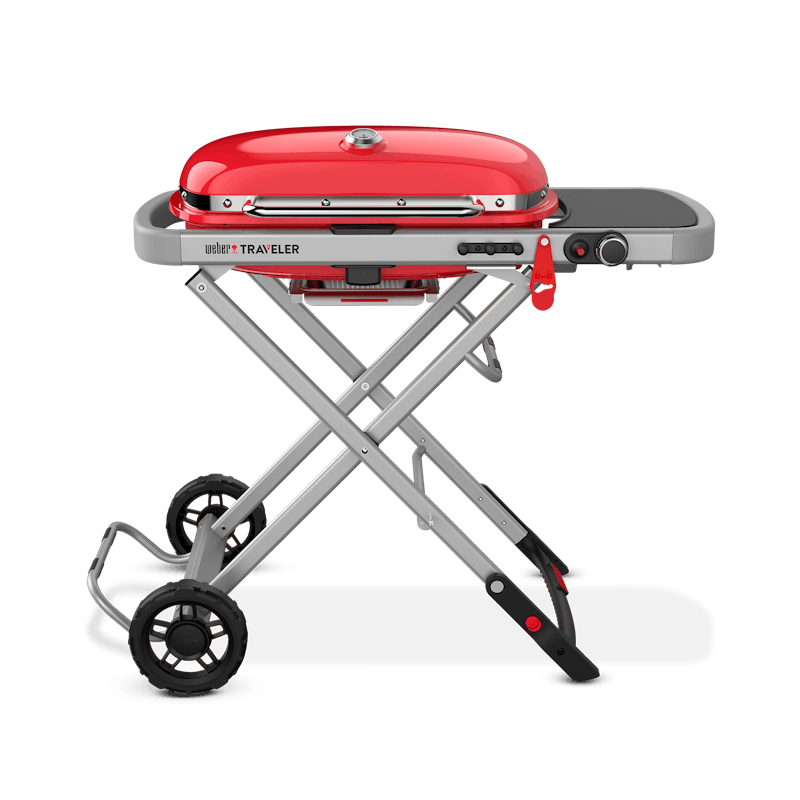 Газовый гриль Weber Traveler, красный